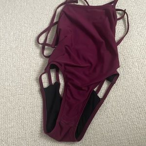 purple/ maroon jolyn tie back size 26